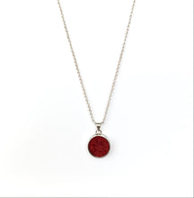 Round Double face Sun and Halo Necklace