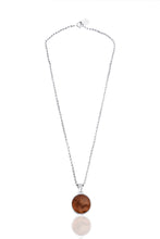 Round Double face Sun and Halo Necklace