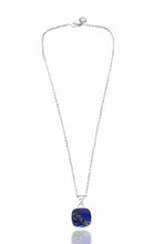 Square Double face Sun and Halo Necklace