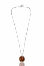 Square Double face Sun and Halo Necklace